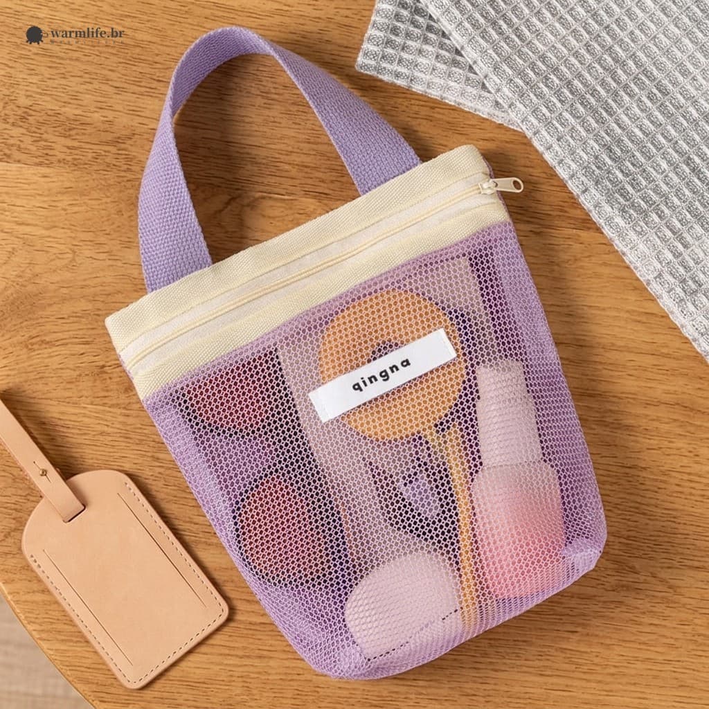 Bolsa De Higiene Pessoal Para Viagem À Prova D'água , Grande Capacidade , Portátil , Organizador De Maquiagem , Armazena
