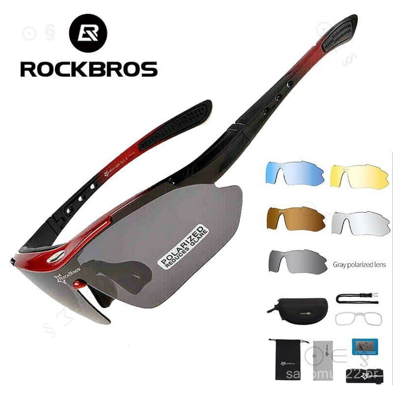 [MY Delivery] Óculos de Ciclismo ROCKBROS 5 em 1 Óculos de Sol JAZE