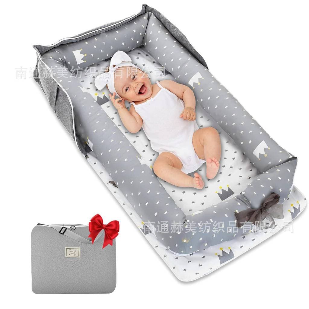 Berço Hemei transfronteiriço portátil mamãe abraço ninho de bebê ombro bagagem cama berço de viagem
