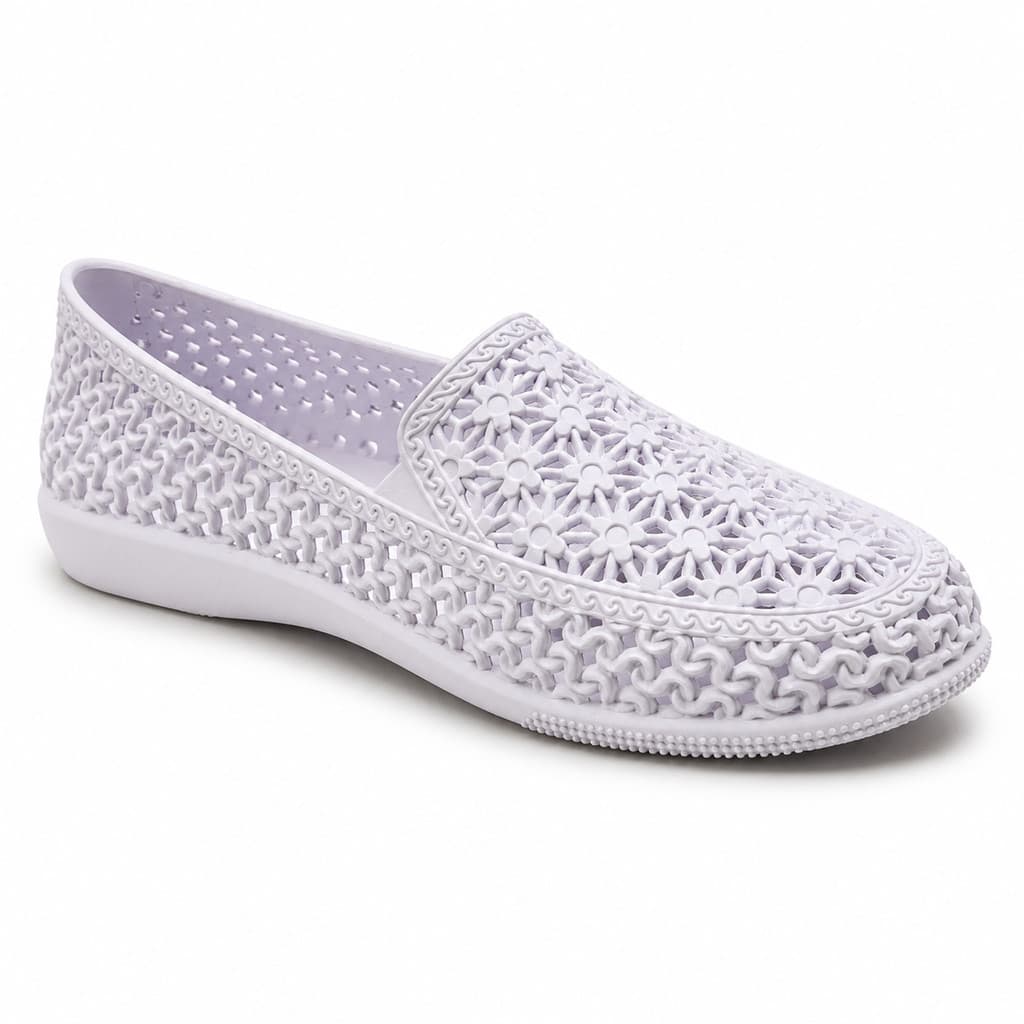 Sapato Feminino Casual Furado Leve Antiderrapante Sapatilha Feminina Confortável