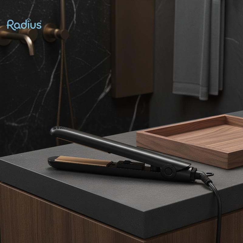 Radius 2-Em-1 Mini Modelador De Cabelo Alcançar Design Natural Suave Para Viagens E Trabalho Modelo De Salão Profissiona