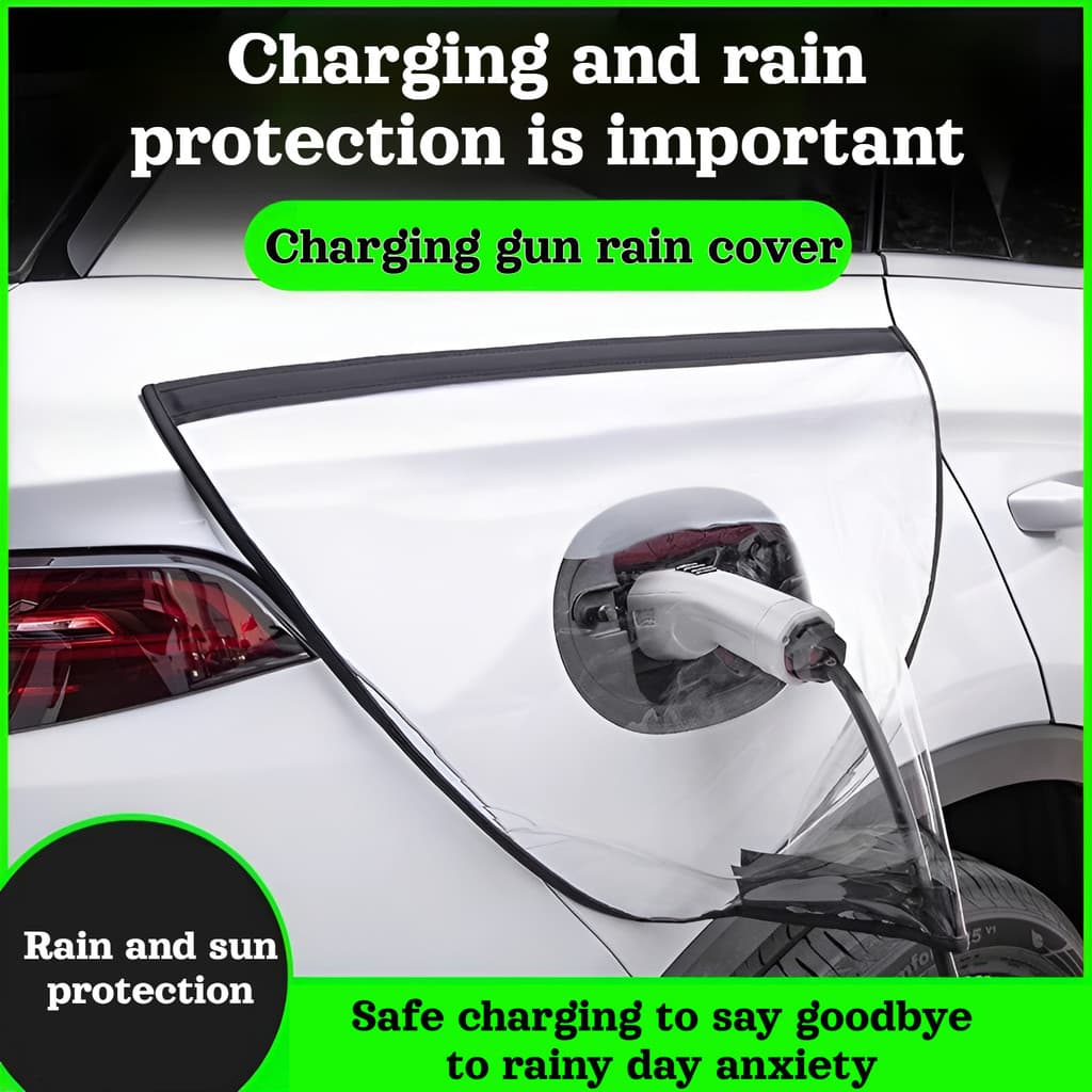 【Proteção Contra Chuva】Energia Nova Elétrica Carregador Veículo Elétrico/Porta de Carregamento/Resistente à Água