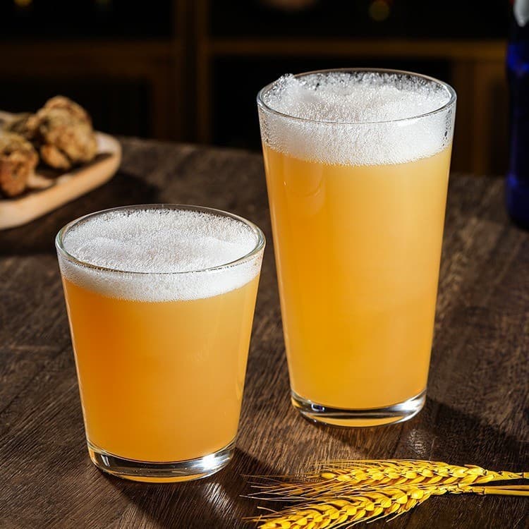 Copo Pintap estilo britânico americano, copo de cerveja artesanal, suco, bebida, leite, chá, limão, chá, copo de água de
