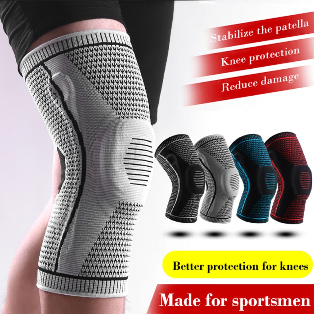 【Proteção Contra Impacto】[Anti-collision Protection] Joelheiras Esportivas Silicone Para Basquete/Ciclismo/Exterior