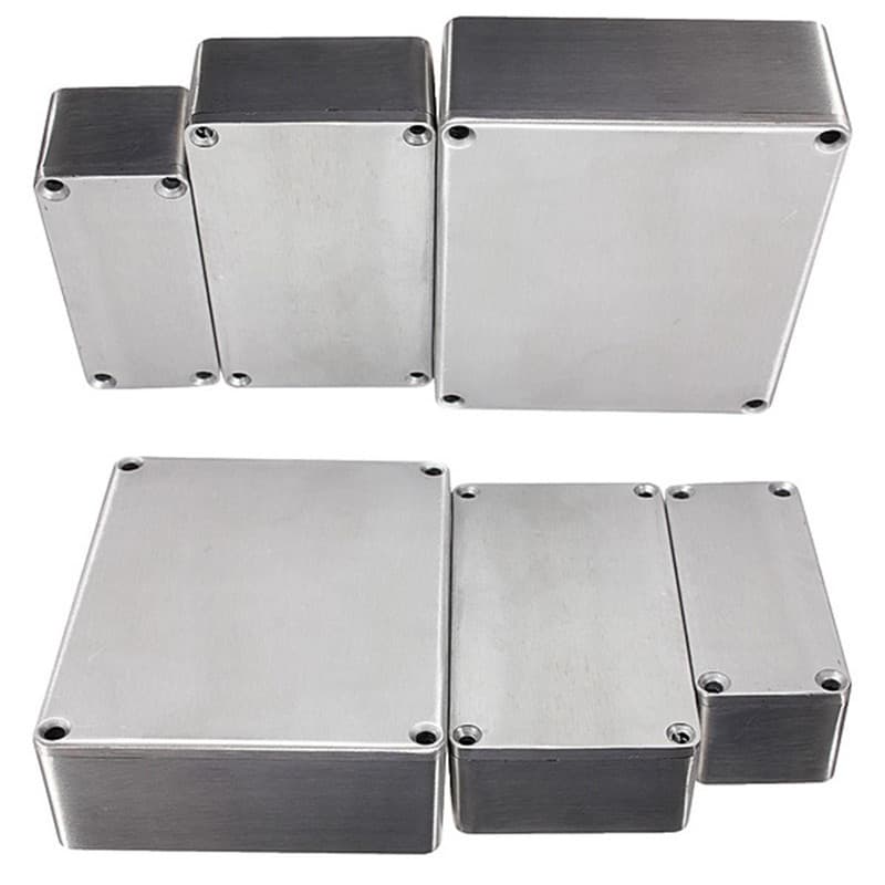 Venda Quente 1590 Série 1590A 1590B 1590BB 1590XX 1590DD Estilo Caixa De Alumínio Stomp Efeitos Pedal Gabinete Guitarra