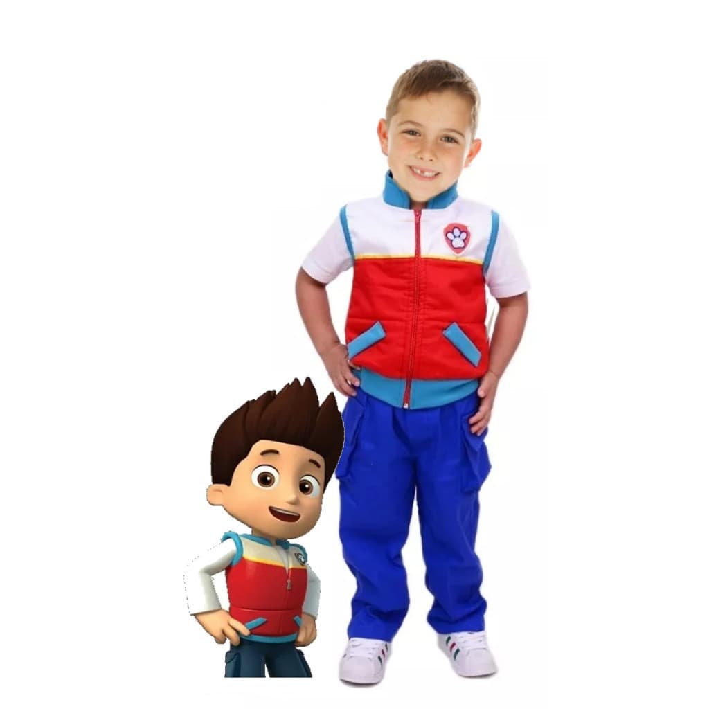 Calças/Shorts + Colete da Patrulha Canina Ryder WF6E