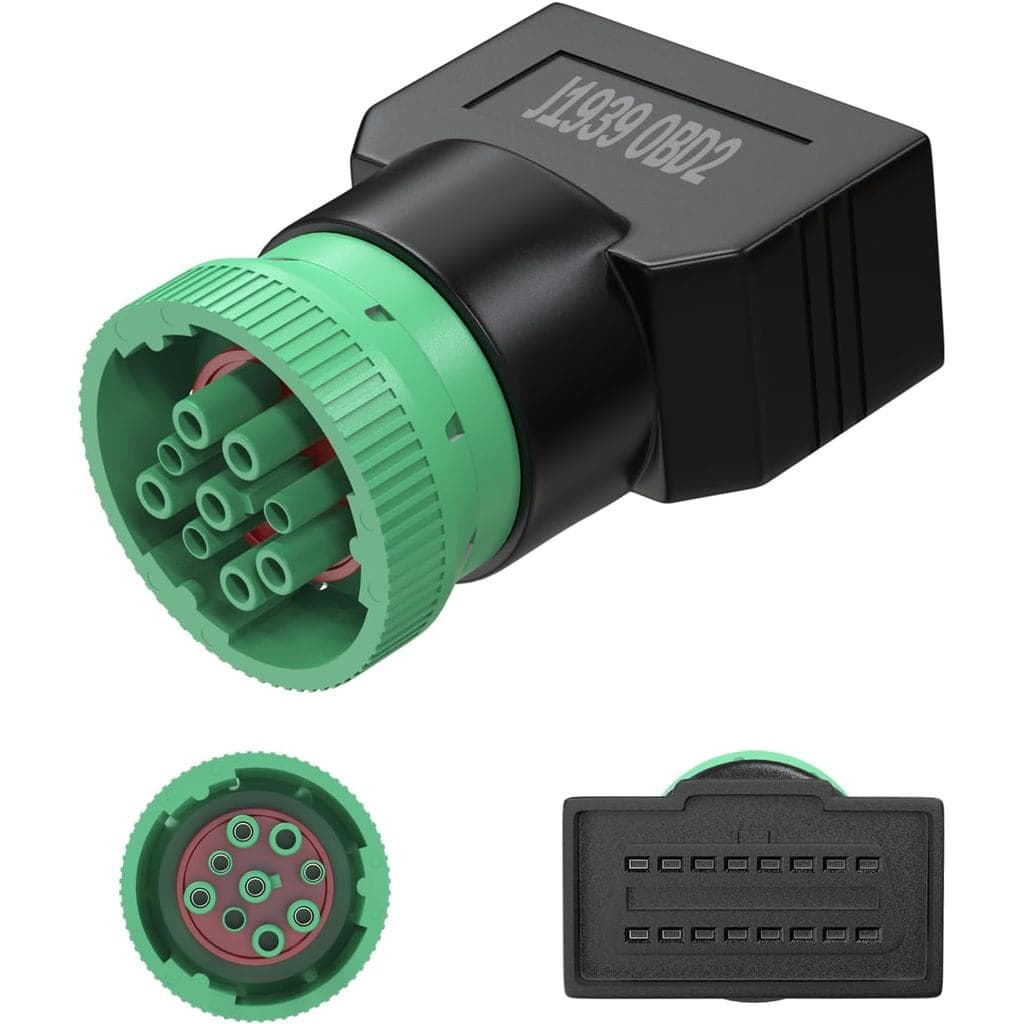 Adaptador J1939 de 9 pinos para OBD2, Adaptador J1939 Macho de 9 pinos para OBD2 Fêmea de 16 pinos, Adaptador J1939 para