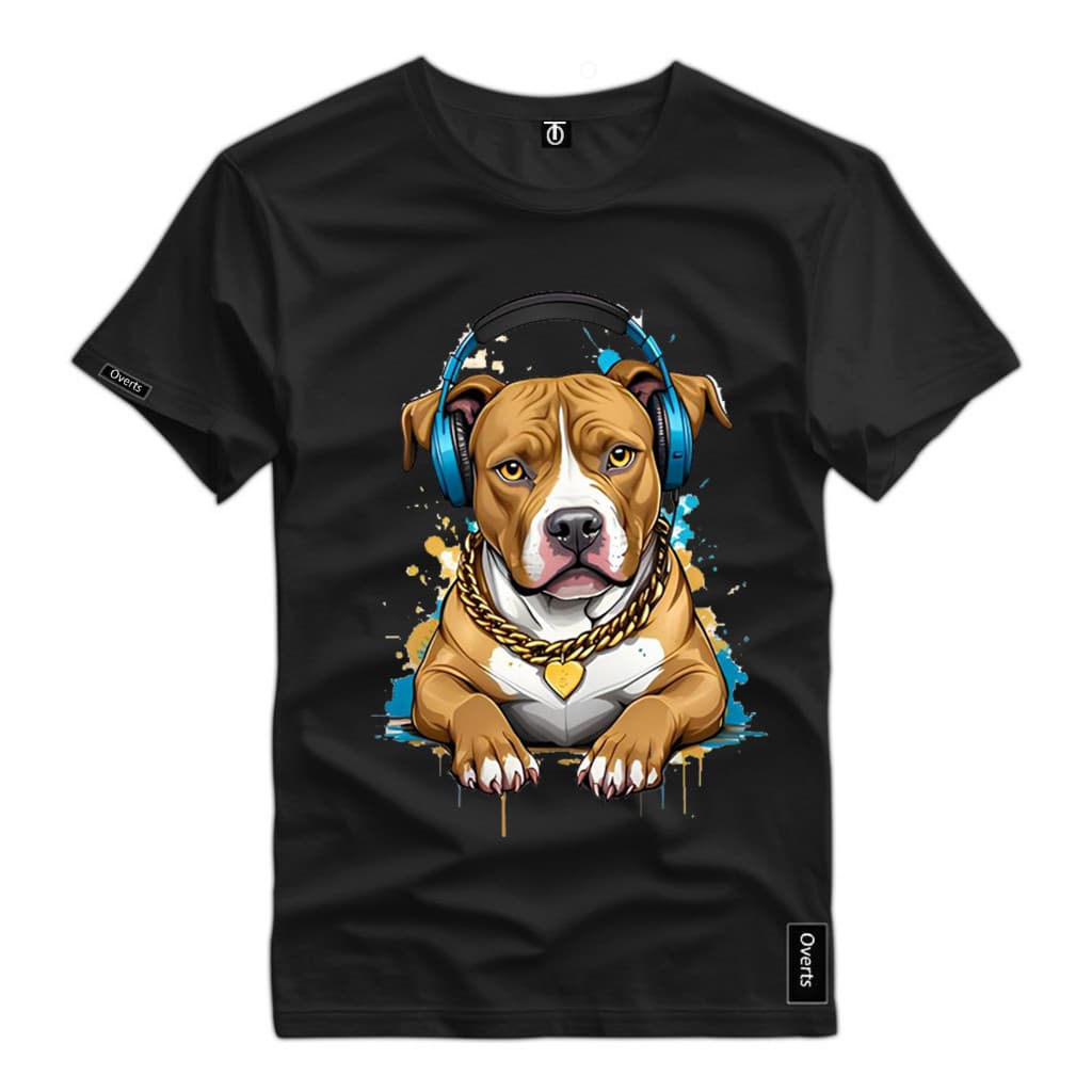 Camiseta Masculina Personalizada Cachorro Pitbull Amantes de Dog Camisa Basica 100% Algodao