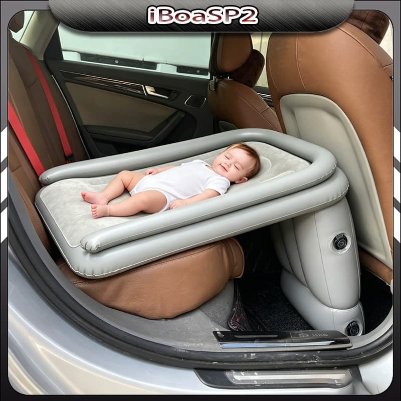 Colchão De Carro Inflável Engrossado Dividido Cama De Viagem Traseira Colchão Inflável Para Bebê