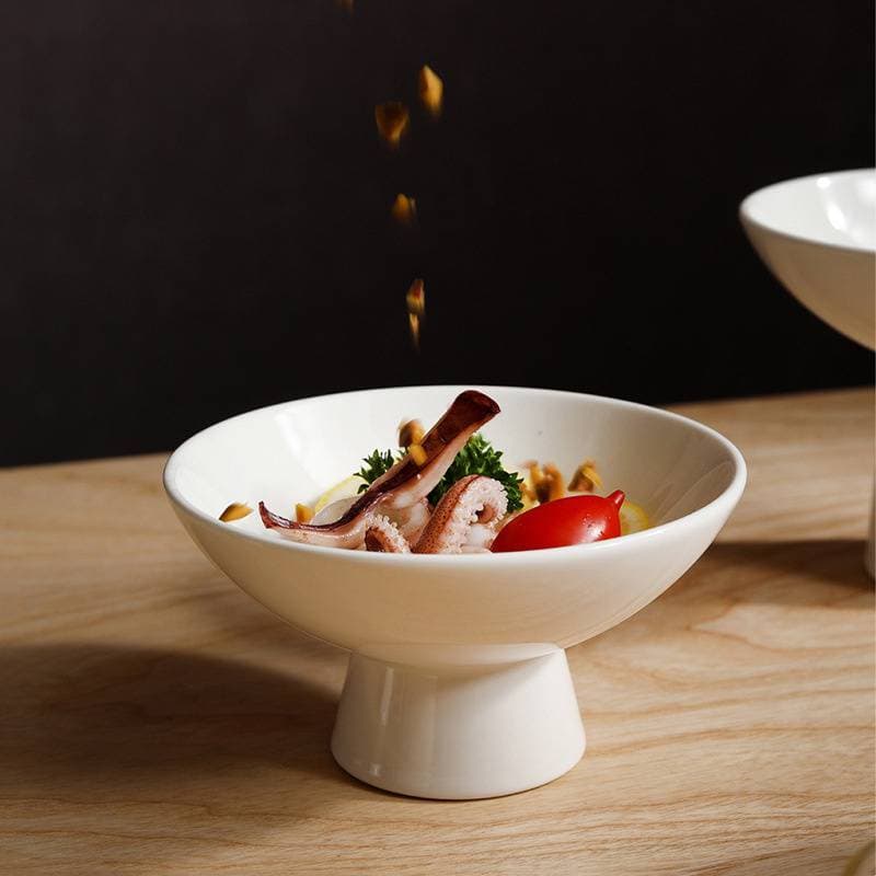 Conjunto Elegante De Tigela De Frutas De Cerâmica-Copos De Sobremesa Elegantes , Tigelas De Sorvete E Pratos De Servir P
