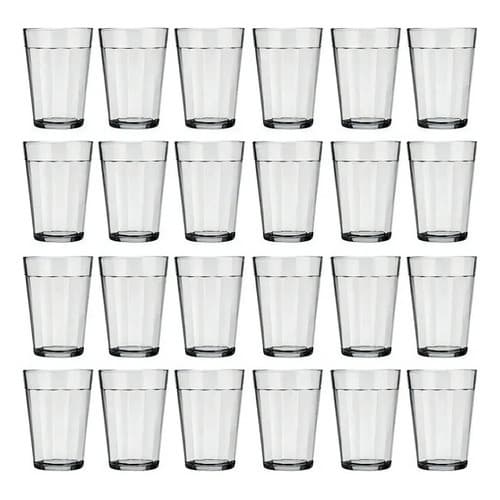 Copo Americano Tradicional 190ml 24 Unidades Cor Transparente