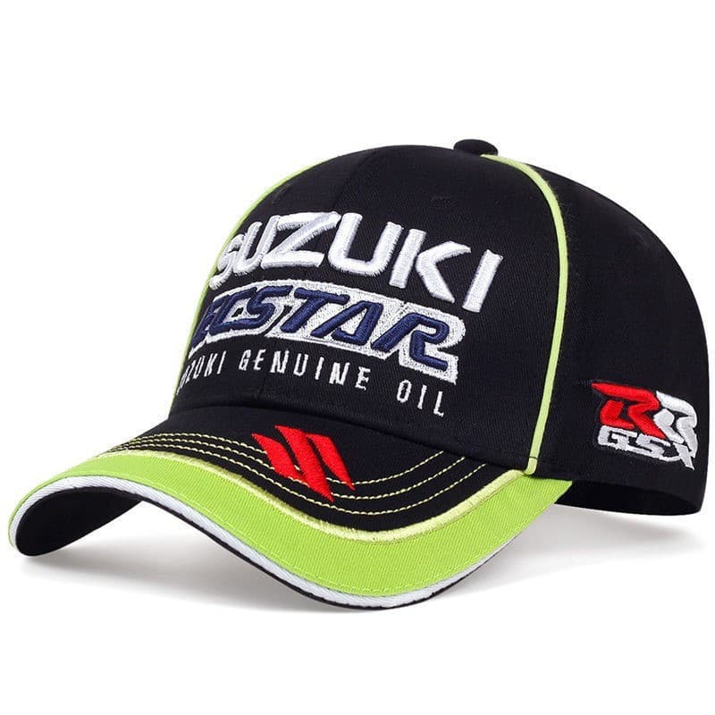 Novidade: Boné de Beisebol Masculino e Feminino com Bordado 3D MOTO GP, Boné Snapback de Algodão para Esportes, Boné de