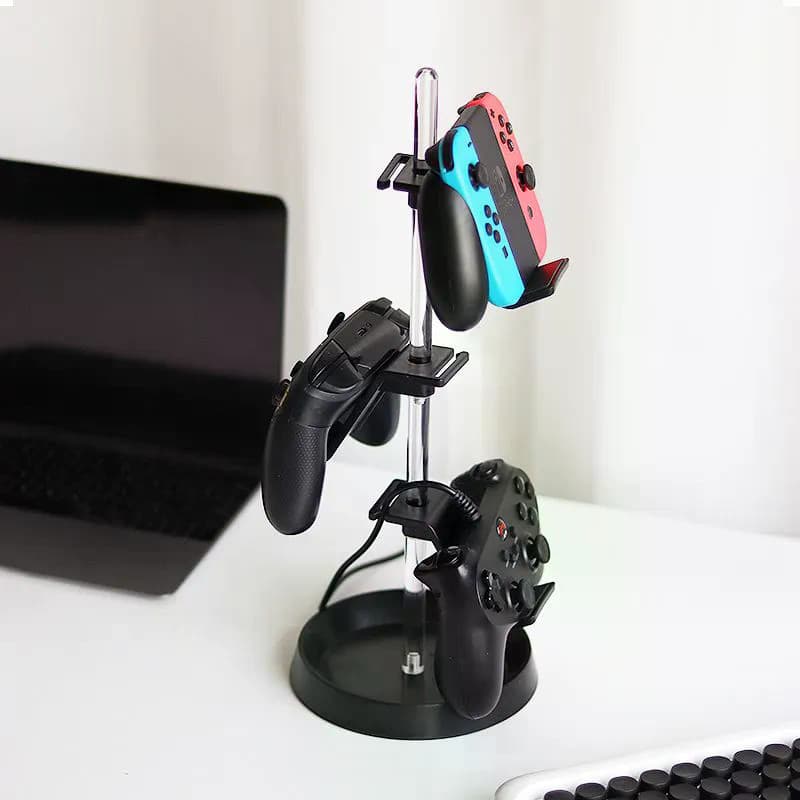 Ins estilo Gamepad suporte rack de armazenamento fone de ouvido Desktop organizador rack