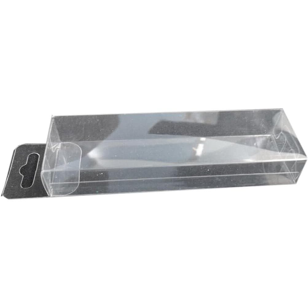 Conjunto de 20 caixas de plástico PET transparente para embalagem de iscas de pesca, utilizadas na fabricação de iscas.