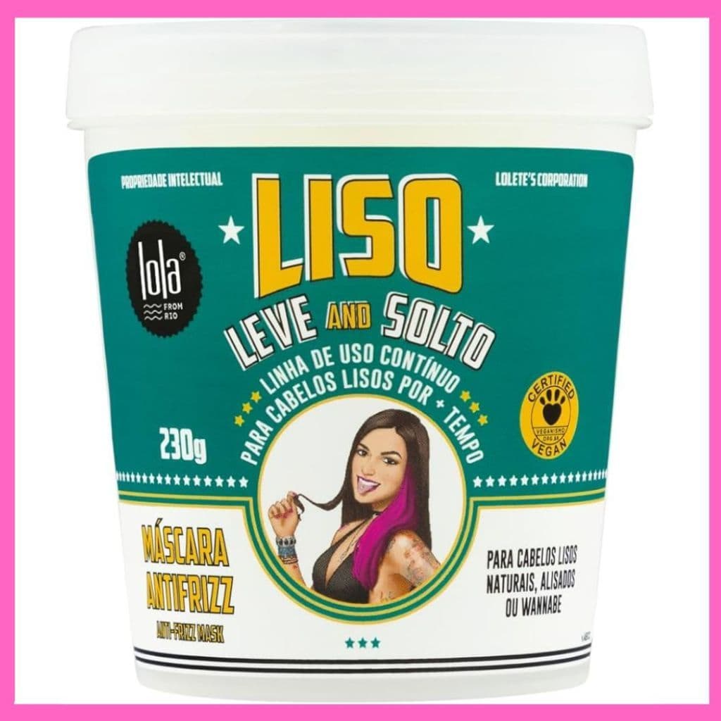 Lola Cosmetics Liso, Leve and Solto - Máscara Capilar - 230g