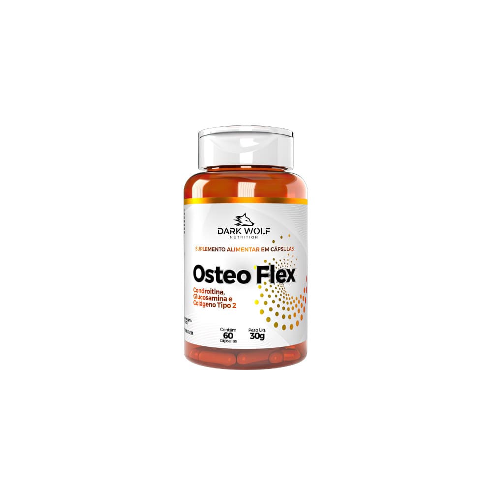 Osteo Flex (Colageno UC-II + Glucosamina e Condrotina) 60 Caps - Dark Wolf Nutrition