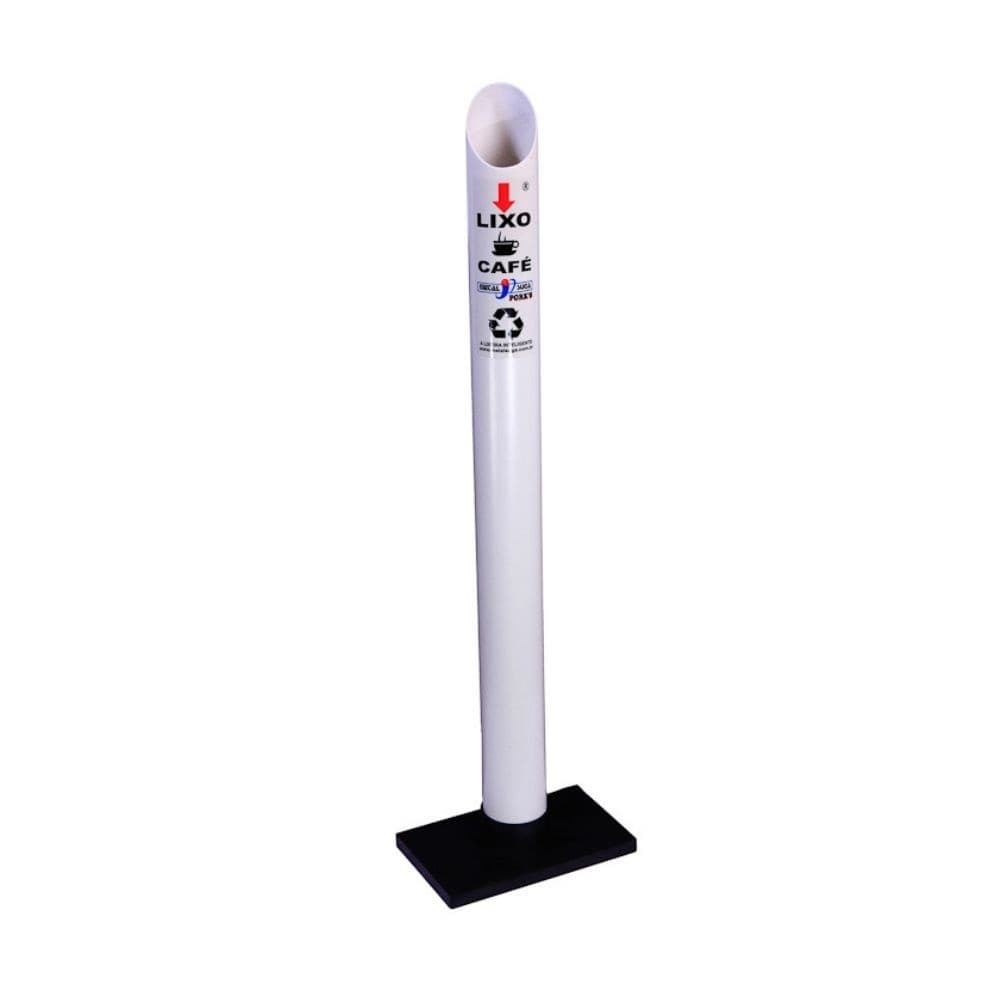 Dispensador Coletor Copo Descartável Individual Café 50ml Lixeira