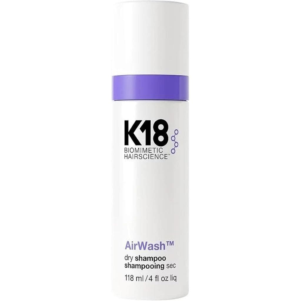 Shampoo Seco K18 AirWash, Sem Aerossol, Equilibra o Couro Cabeludo e Controla a Produção de Óleo em Excesso