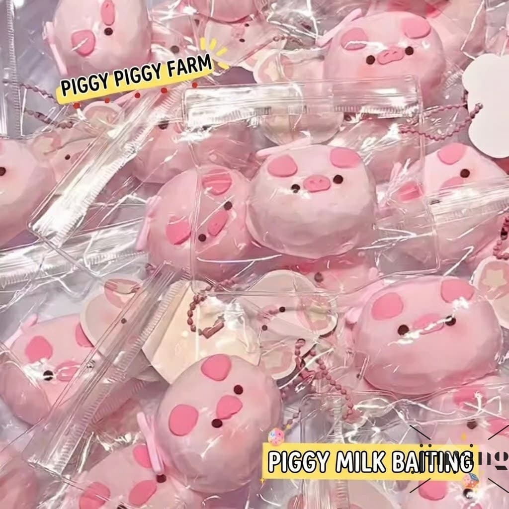Brinquedo Macio E Fofo De Apertar Porco Rosa-Alívio Do Estresse De Recuperação Lenta Para Crianças