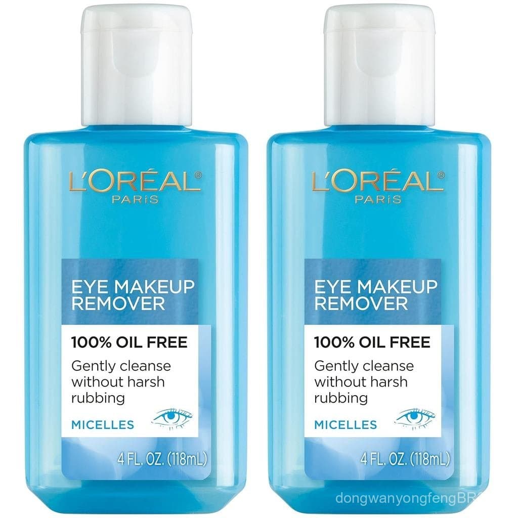 L'Oréal Paris Clean Artiste Removedor de Maquiagem para Olhos Sem Óleo, 2 Unidades