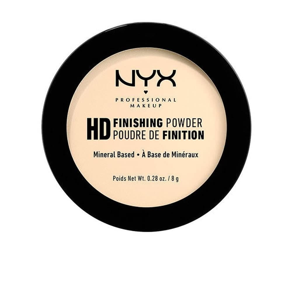 Pó Fixador HD da NYX Professional Makeup, Pó Compacto - Banana