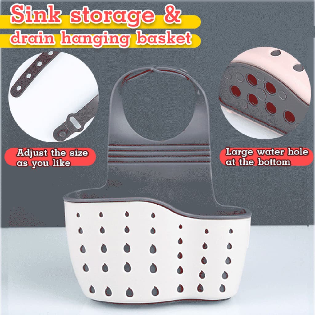 [Design Criativo] Cozinha Pia Cesta Suspensa Suporte de Esponja Escorredor/Suporte De Esponja/Organizador