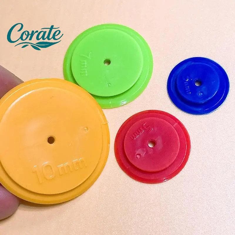 [Corate] 4 Pcs DIY Patchwork Scan Wheel Alfaiate Acessórios Para Ferramentas De Costura Anel De Linha De Digitalização P