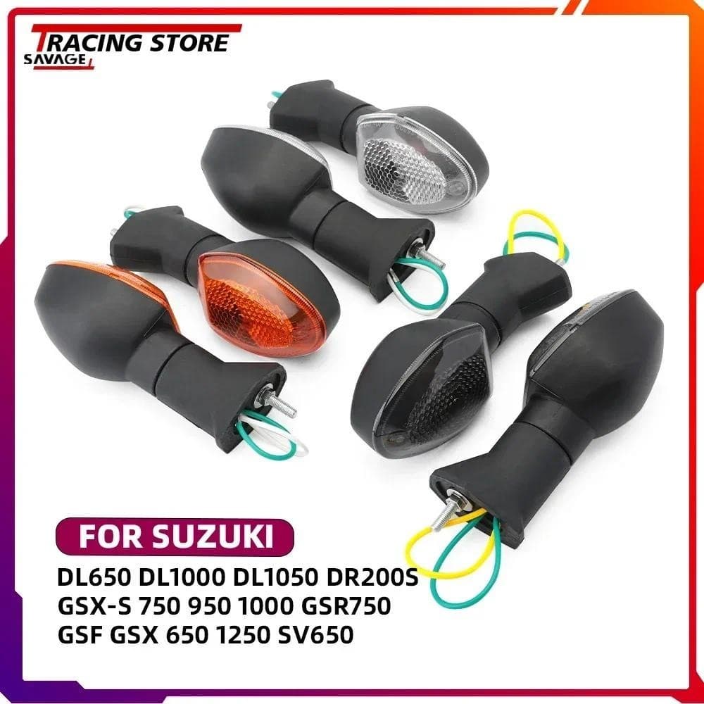 Para SUZUKI GSX-R 600 750 1000 DR200S DRZ400 S 750 950 1000 GSR750 GSF 650 1250 SV650 SV1000 Sinais De Volta Luz Piscand