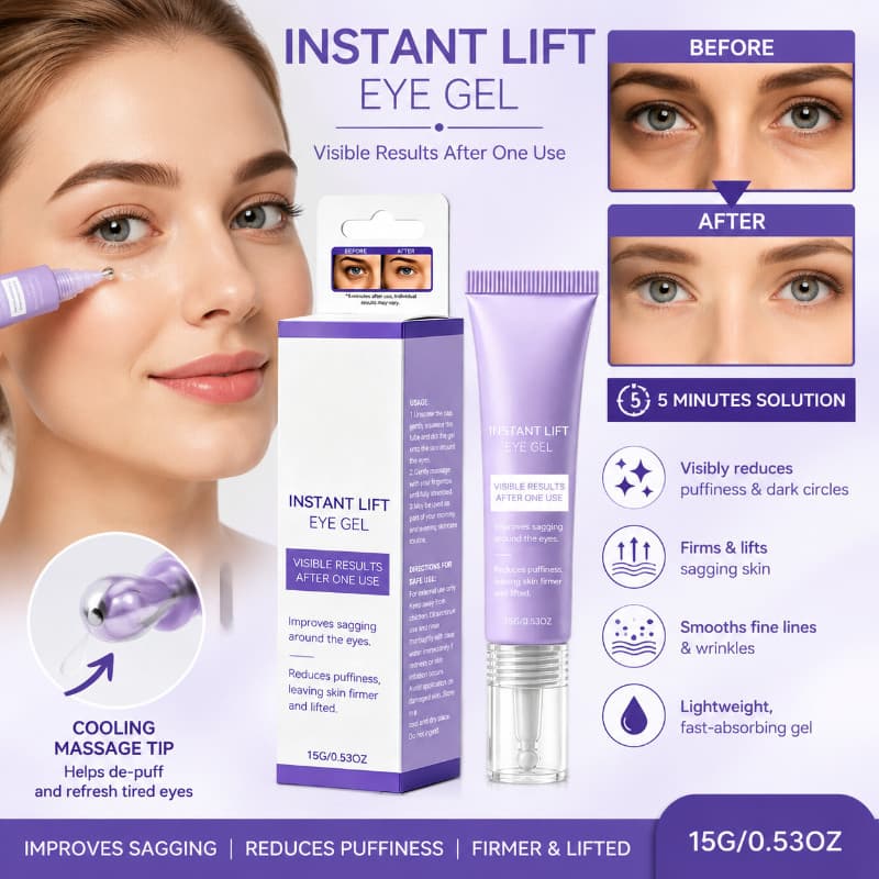 15g De Gel Para Olhos Instant Lift , Fórmula Refrescante Pele Firme , Reduz Inchaço E Diminui Olheiras