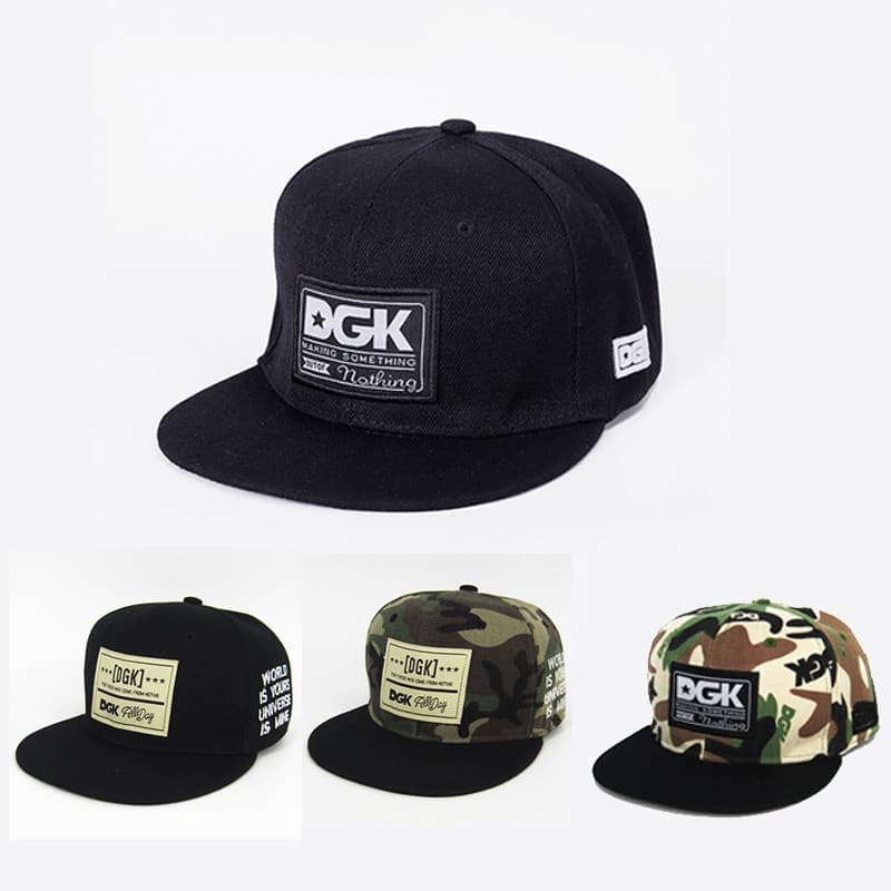 Novos bonés coreanos DGK, bonés camuflados, bonés de beisebol, de golfe masculinos, de sol femininos