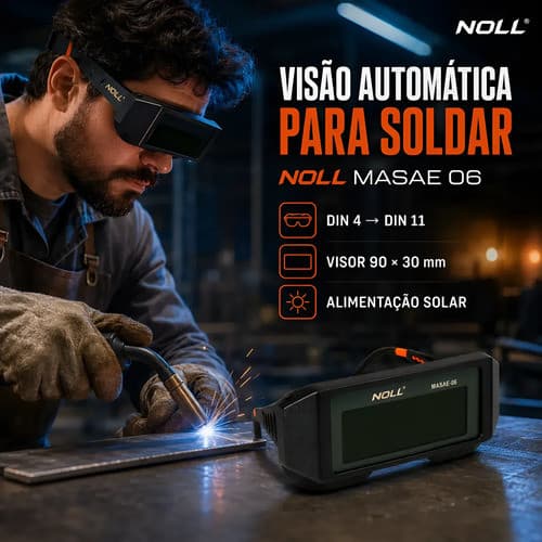 Óculos Solda Escurecimento Automático Soldador Profissional Preto