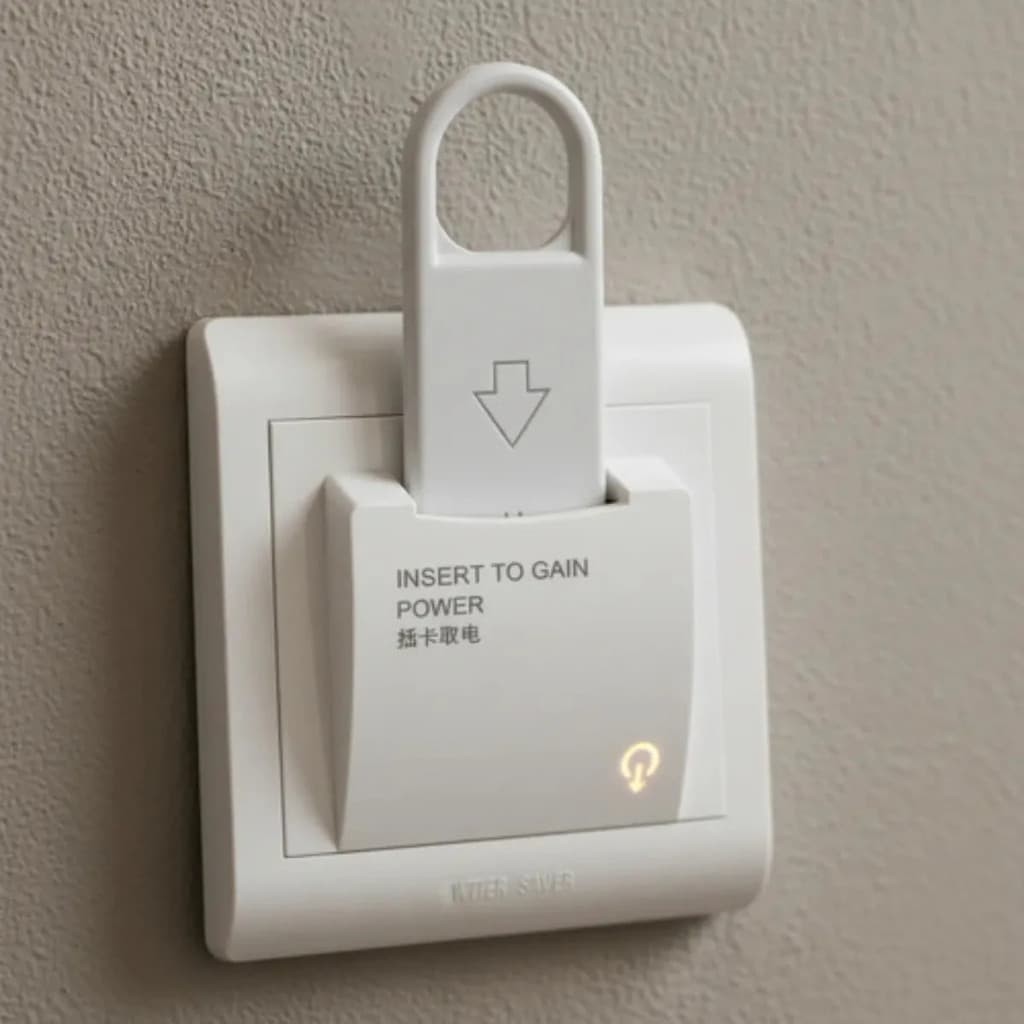 Economizador De Energia Hotel A Cartão Modelo 86, Bivolt 127/220V Com Atraso De Energia