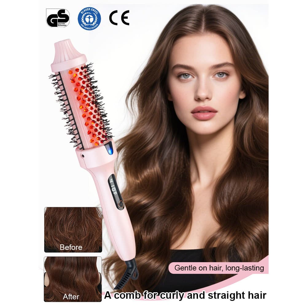 【Salão em Casa】Portable home curling iron short hair salon grade/Prancha de Cabelo/Estilo para Cabelo Curto