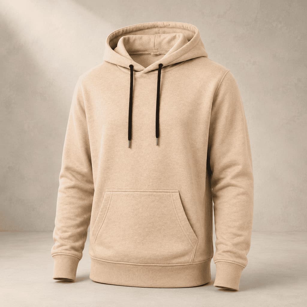 Moletom Canguru Unissex Liso com Capuz Bolso Frontal Confortável Básico Casual Manga Longa