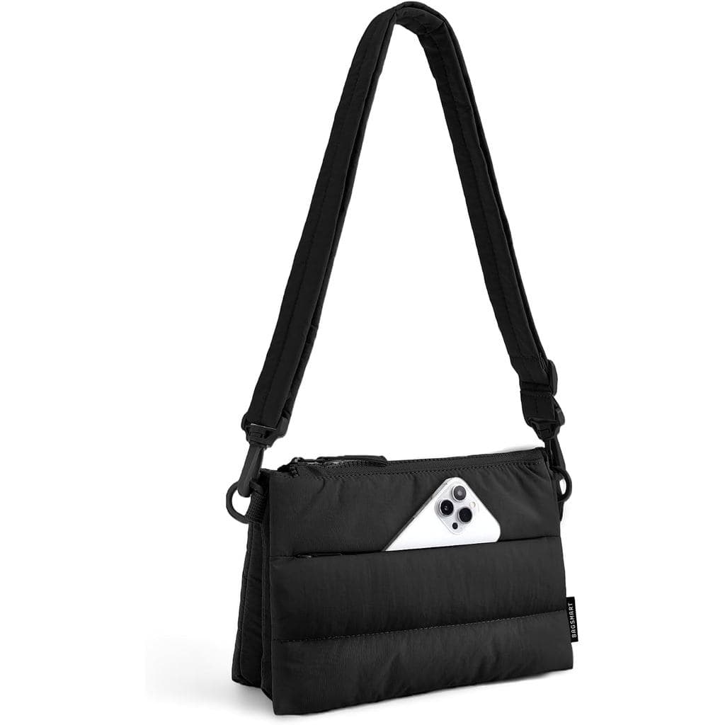 Bolsa Transversal BAGART, Bolsas Transversais Médias para Mulheres, Bolsa de Viagem, Bolsa de Mão Acolchoada de 4,3L com