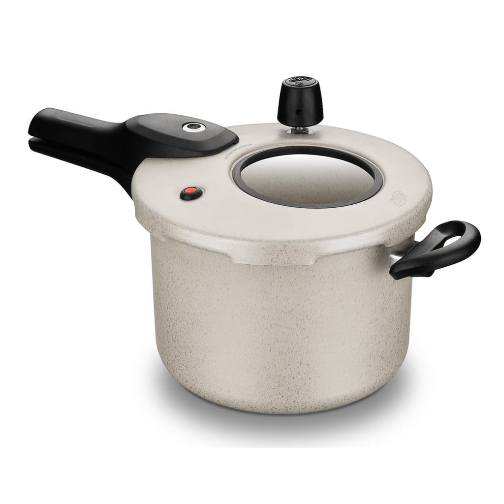 Panela de Pressão MTA 4,5 Litros com Visor de Vidro Temperado, Revestimento Antiaderente Superflon, Fechamento Interno e