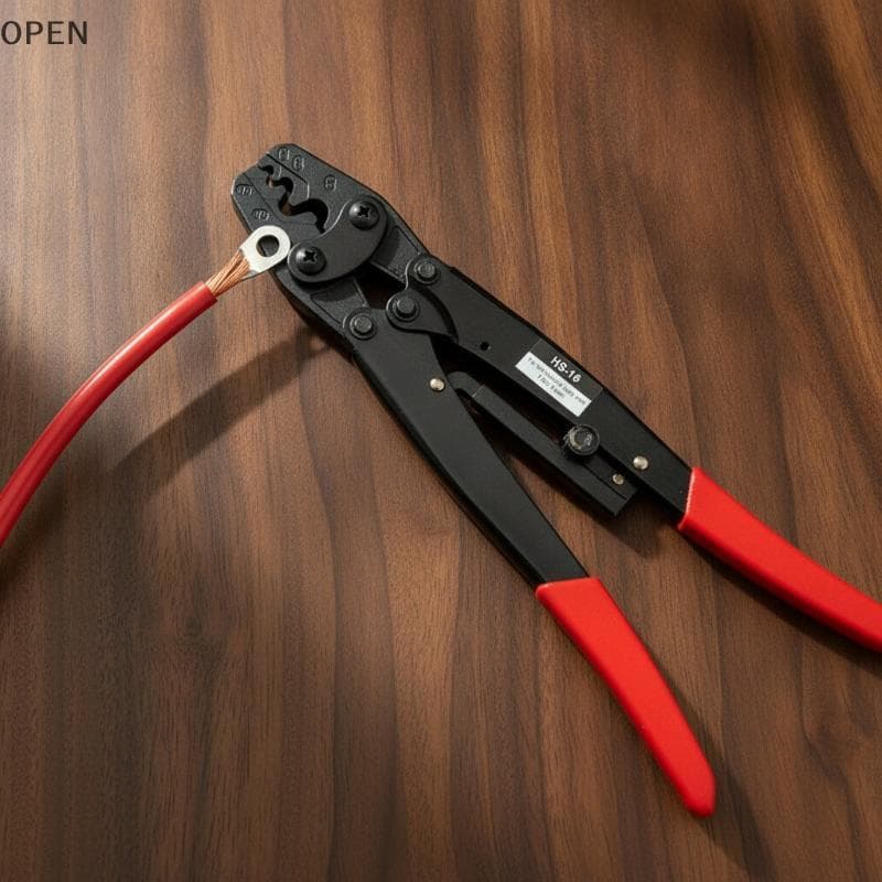 op 1 Pçs HS-16 Alicate De Friso De Poupança De Trabalho Estilo Japonês Catraca Fio Crimper Para Fiação Automotiva Casa R