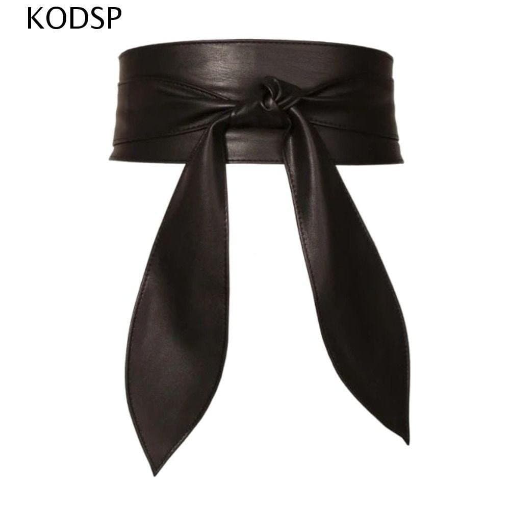 KODSP Cintura Feminina , Cinto De Couro PU Com Fita Estilo Coreano , Cintos Jeans Largo