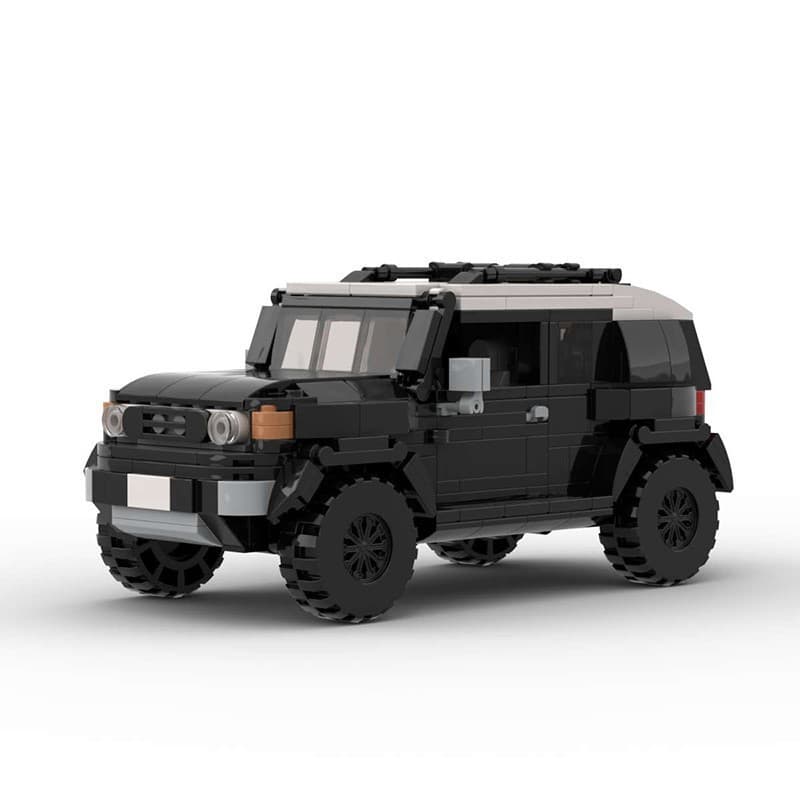 MOC compatível com FJ Land Cruiser V2, blocos de construção criativos, modelo de carro da série speed, 566 peças.