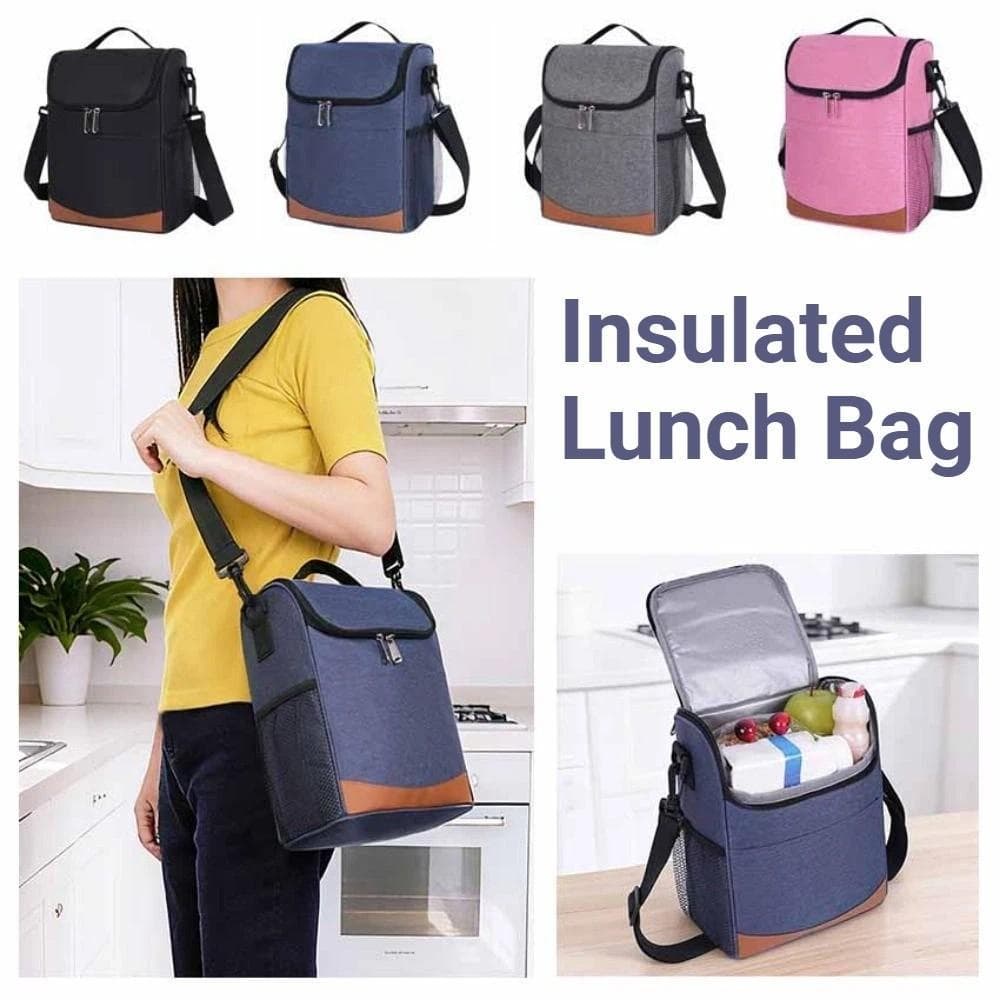 Sacos Térmicos Isolados , Saco Portátil Engrossado Do Refrigerador Gelo , Durável Com Caixa Térmica Alimento Almoço Punh