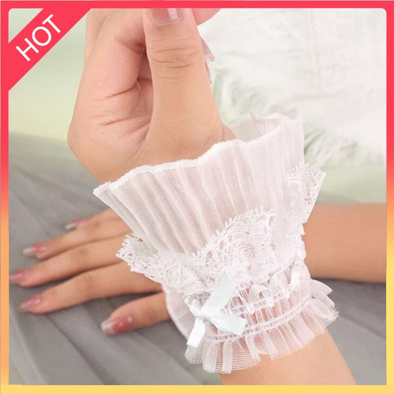 SCB-Mangas Falsas Femininas , Luvas Versáteis , Internas Com Capuz , Punhos Falsos De Renda Decorativas De Camisa Cinto