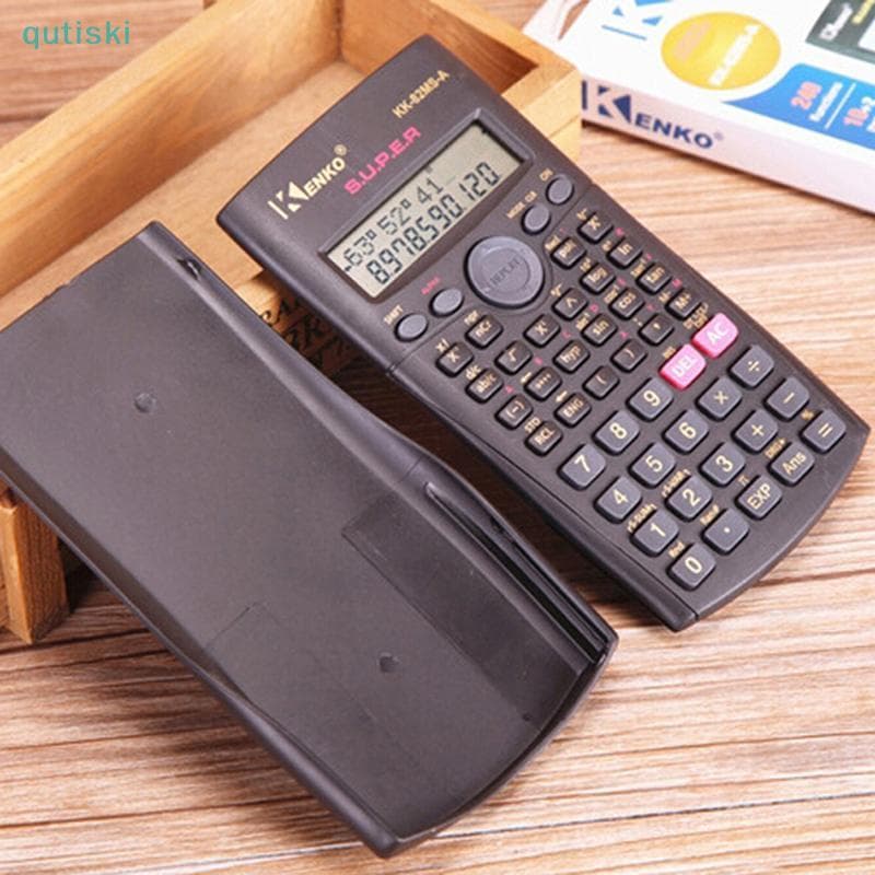 Calculadora Científica Digital LCD Multifuncional Portátil Com Display De 2 Linhas ZON
