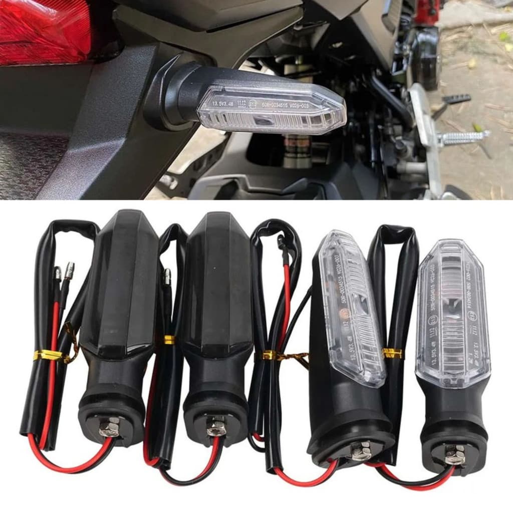 Par de Piscas LED para Honda CB750, XL750 Transalp e NT1100 – Seta Universal de Alta Luminosidade