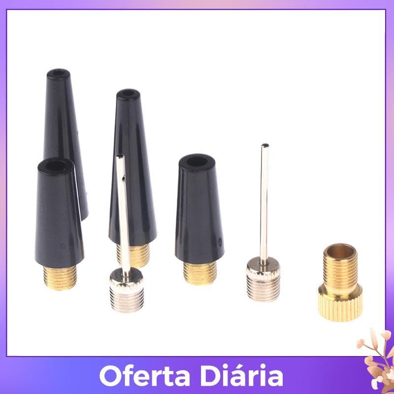 Esteque no 2 Conjunto Kit Adaptador De Bico De Agulha De Bola Válvula De Ar Inflável Bomba Para Futebol Basquete Bicicle