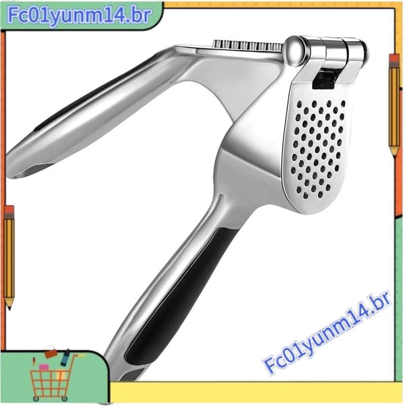 Prensa De Purê De Alho Em Liga De Zinco , Ferramenta De Cozinha , Máquina Manual Multifuncional Para Espremer