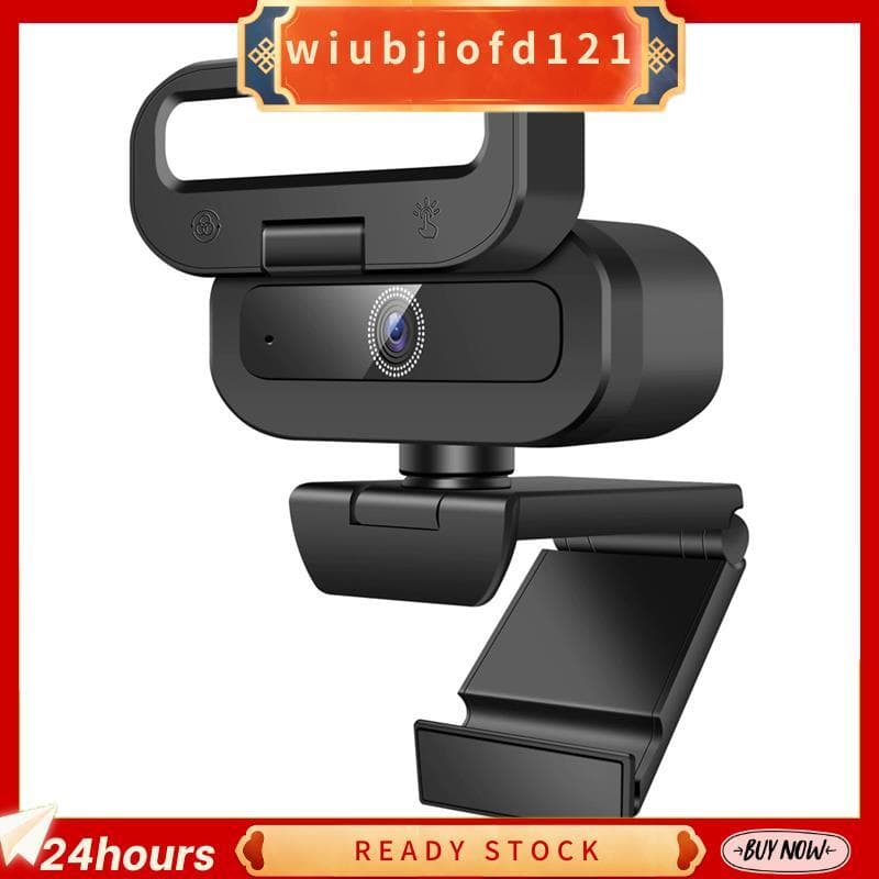 Microfone Giratório 4K 60FPS Webcam Ao Vivo USB Luz De Preenchimento De Câmera Com Foco Automático Para PC Laptop Stream