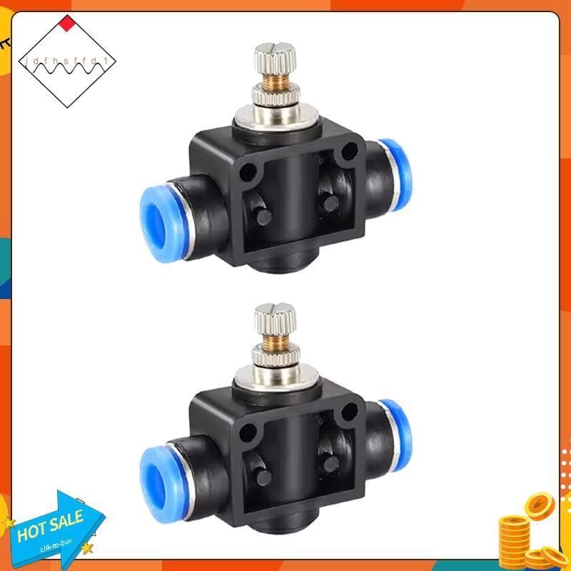 [Promover J] Válvula De Acelerador SA De Mangueira De Água 2 Peças Controle De Ar 6mm 8mm 10mm Tubo Pneumático Manual Pu