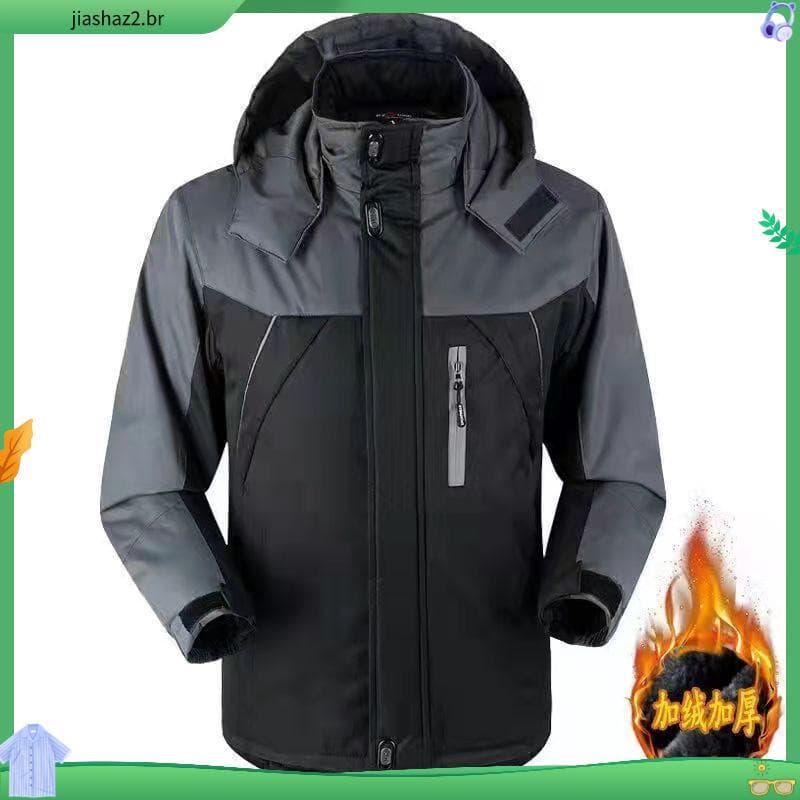 Forro de lã jaqueta acolchoada de algodão espessada jaqueta masculina inverno solta jaqueta de tamanho grande jaqueta ac