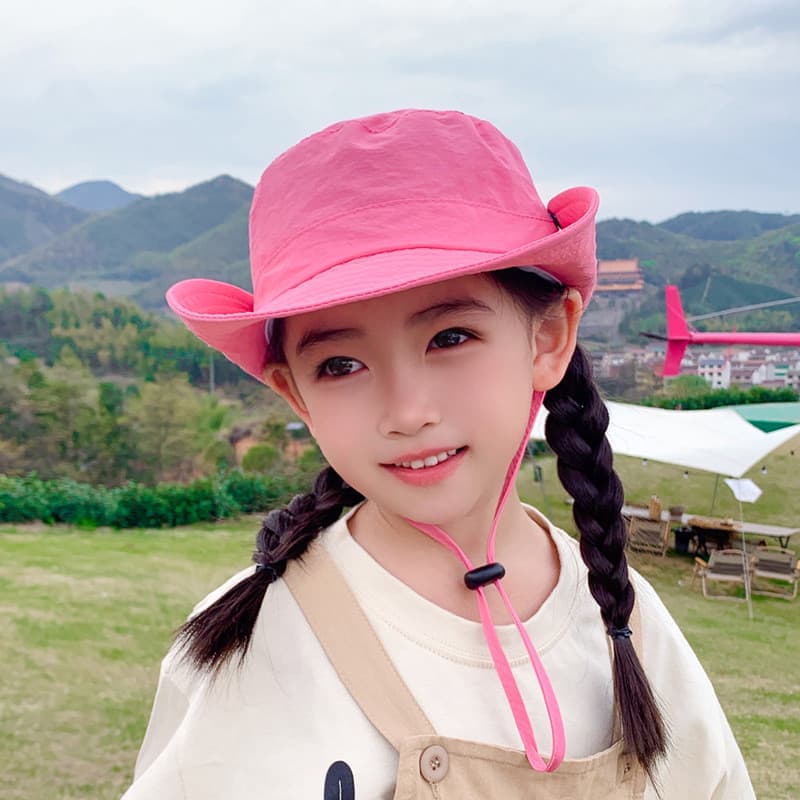 ️ Chapéu balde respirável infantil para meninos ao ar livre, leve, montanhismo, acampamento ao ar livre, protetor solar,
