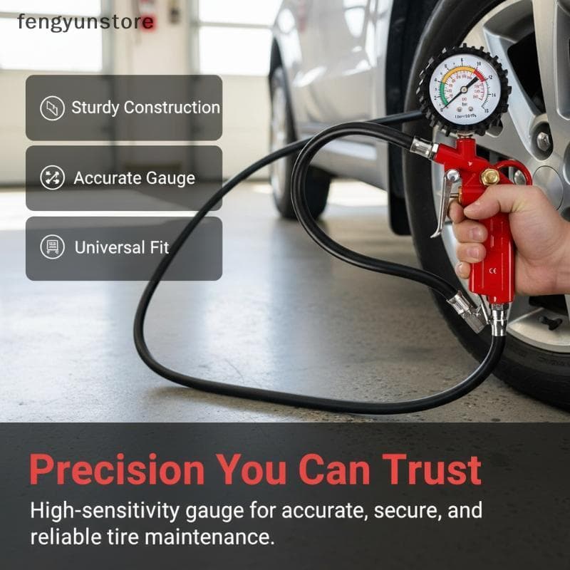 Interface Universal Medidor De Pressão Dos Pneus Fácil Operação Para Carro Motocicleta SUV Inflator Bomba Pneu Reparação